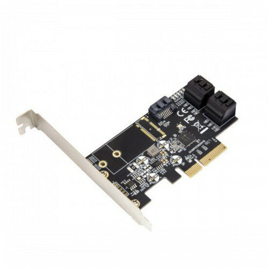 IO Crest 5 port Non-RAID SATA III 6Gbp/s PCI-e x4 Controller Card