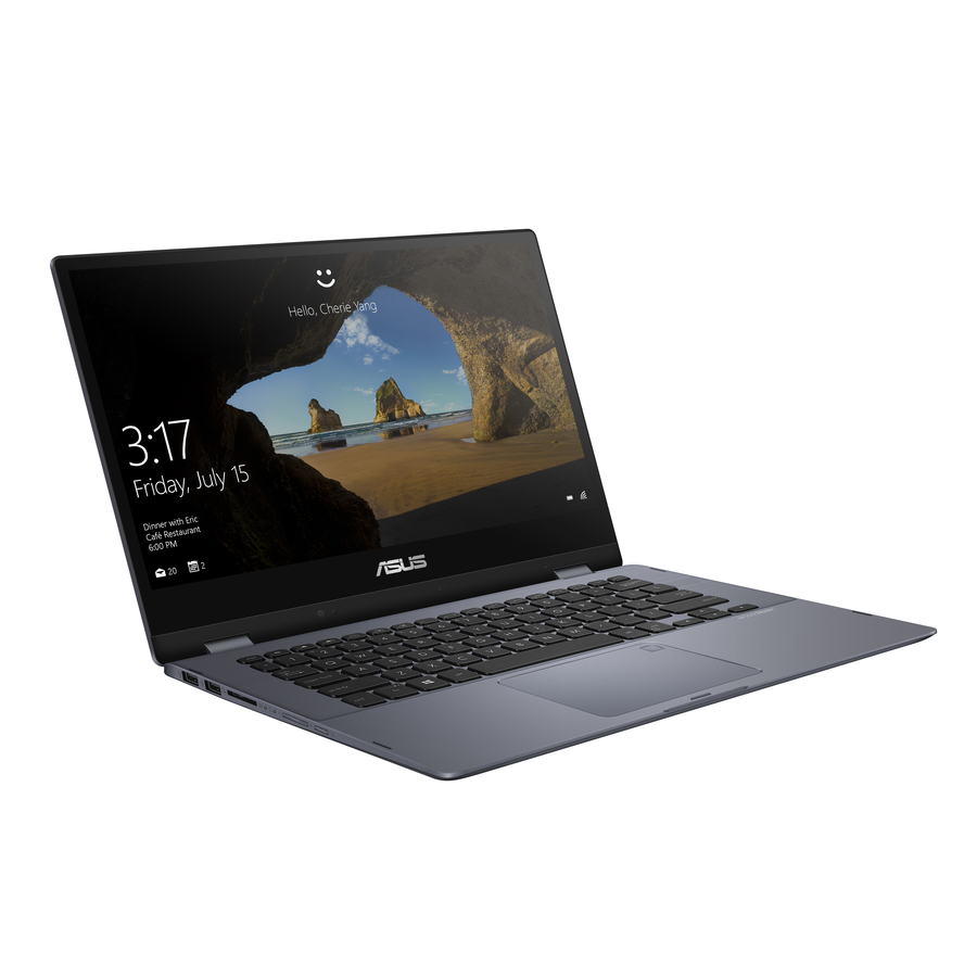 Asus VivoBook Flip 14 TP412 TP412FA-DB72T 14" Touchscreen Convertible Notebook - Intel Core i7 8th Gen i7-8565U - 8 GB - 512 GB SSD - Star Gray Metal