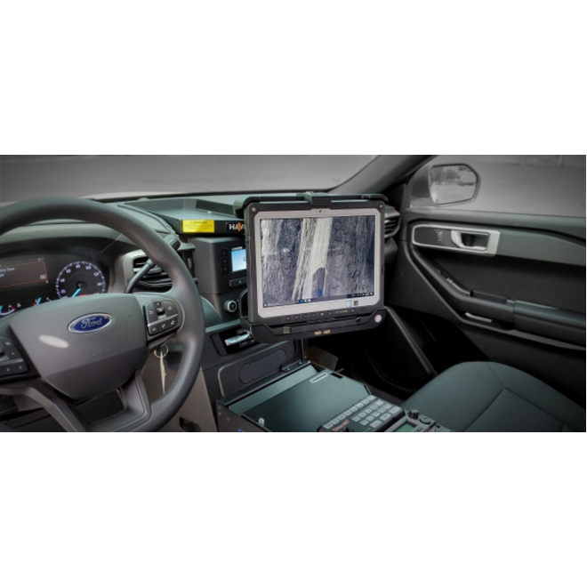 Havis Vehicle Mount for Electronic Equipment - Black Powder Coat