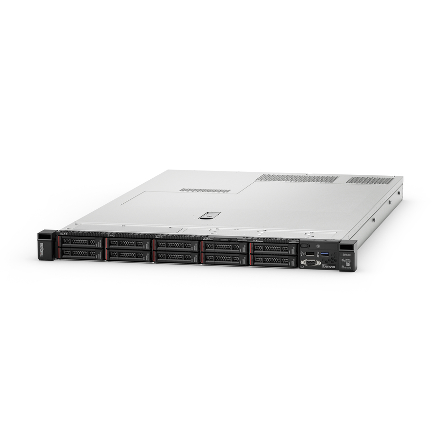 Lenovo ThinkSystem SR630 7X02A0CJNA 1U Rack Server - 1 Xeon Silver 4216 2.10 GHz - 16 GB RAM - Serial ATA/600 Controller