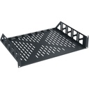 Middle Atlantic 2RU Utility Rack Mounted Shelf - 14.8in Depth Vented Rack Shelf - 4 Pack