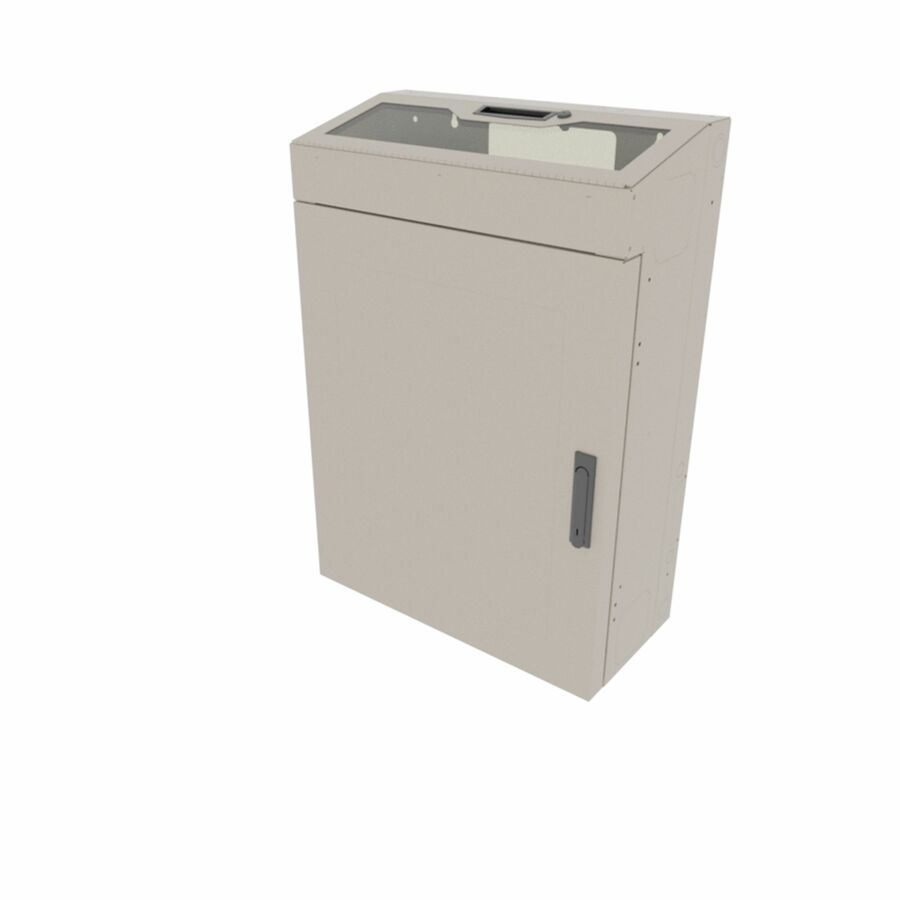 Middle Atlantic VWM Series 4RU Low Profile Wall Rack Plexi Top - Putty