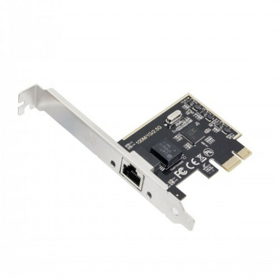 IO Crest 2.5 Gigabit Ethernet PCI-e x1 Network Card