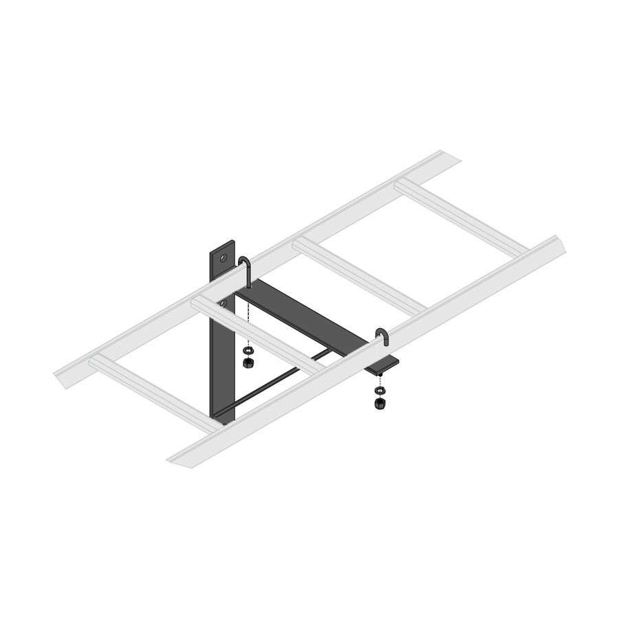 Middle Atlantic Cable Ladder Series Triangle Support Bracket - 18in Width