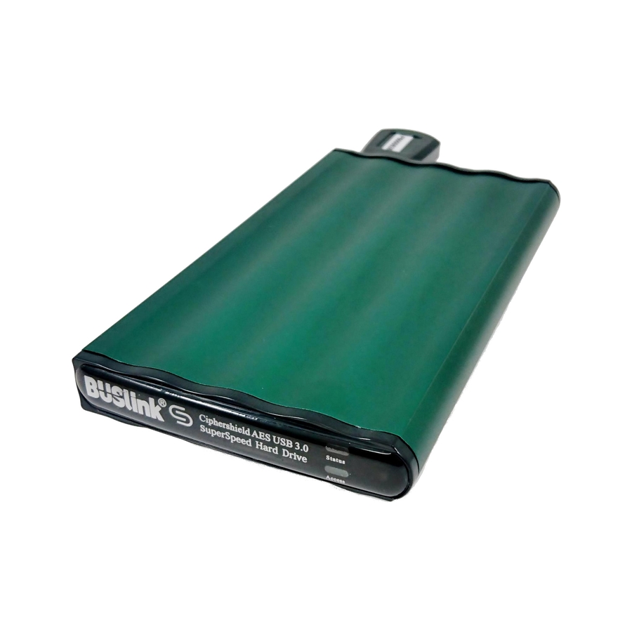 Buslink CipherShield DSE-2T-U3 2 TB Hard Drive - 2.5" External - SATA