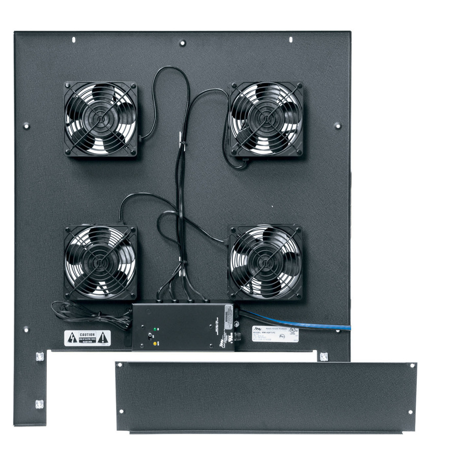 Middle Atlantic Fan Top for WR, WRK, MRK, VRK, VMRK, and DRK Series Racks - 380 CFM, 4in Fans