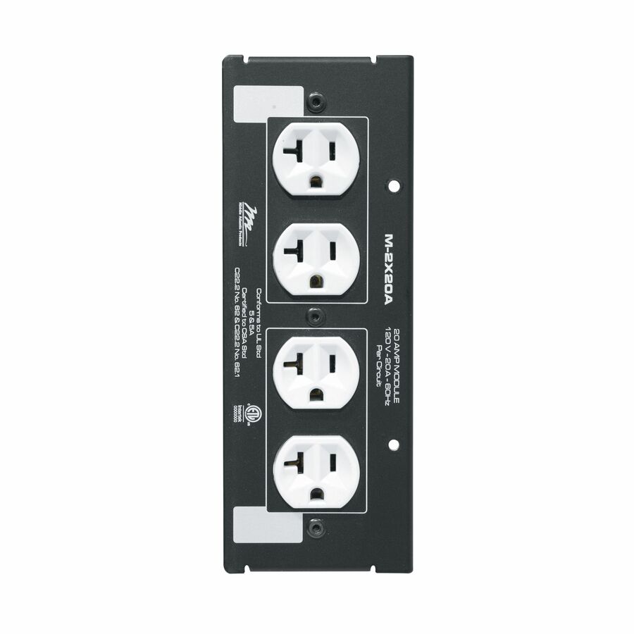 Middle Atlantic MPR Series 20 Amp Module - Double Duplex