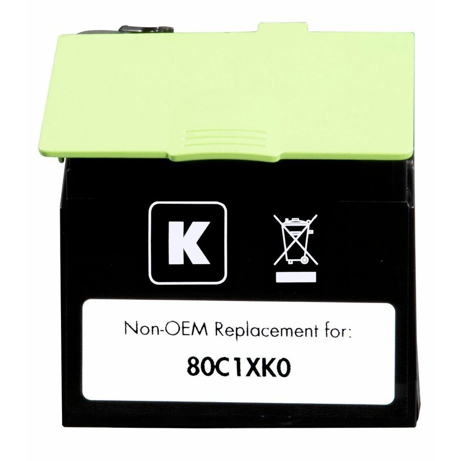 Static Control Remanufactured Laser Toner Cartridge (80C1XK0) - Black Pack