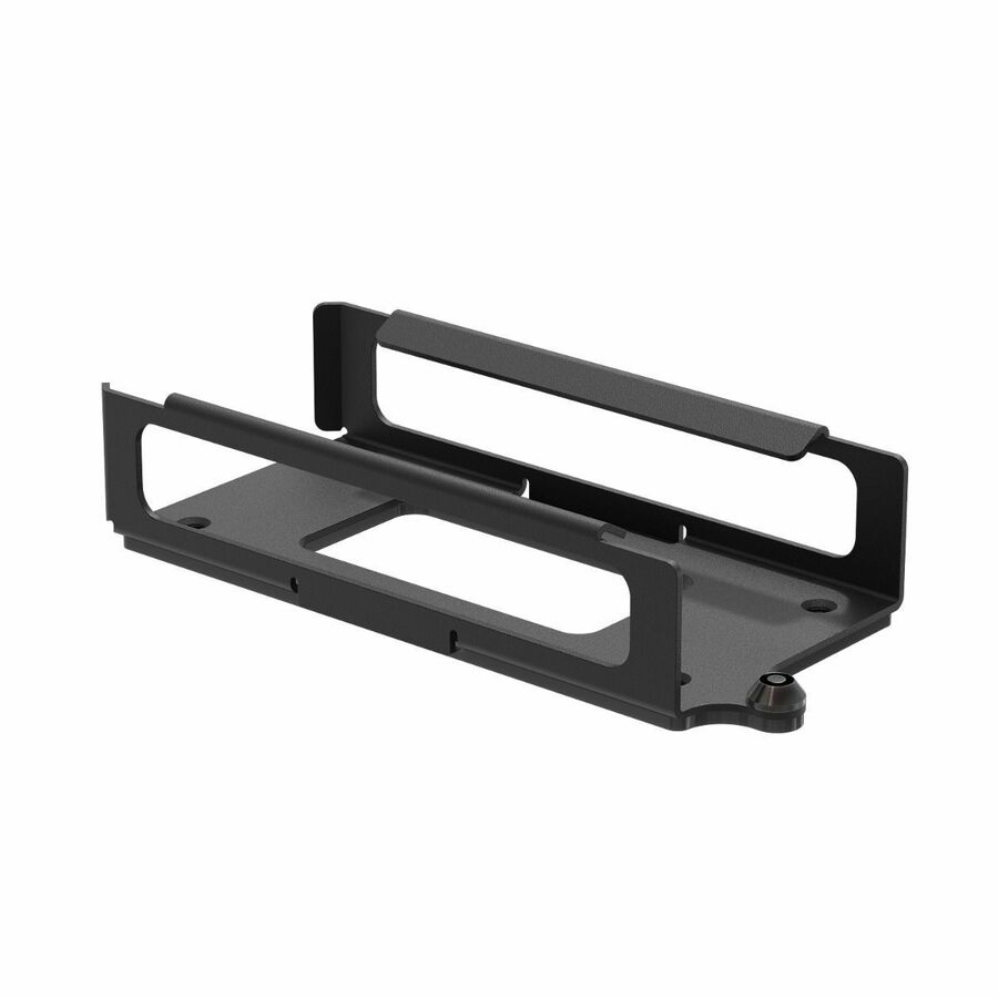 Rack Solutions Wall Mount for Docking Station - Black - Horizontal/Vertical - TAA Compliant