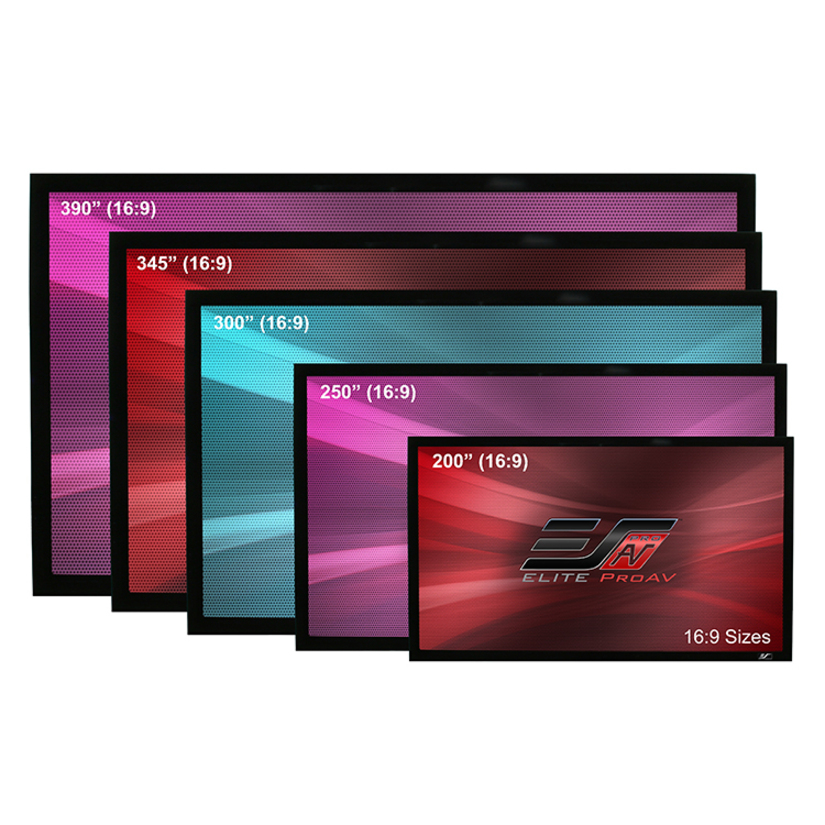 Elite Screens Pro Frame Plus PFV300H-PLUS 300" Fixed Frame Projection Screen