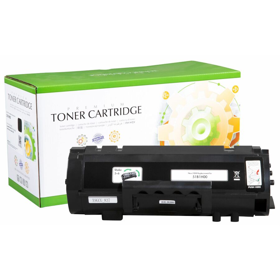 Static Control Remanufactured Laser Toner Cartridge (51B1H00) Pack