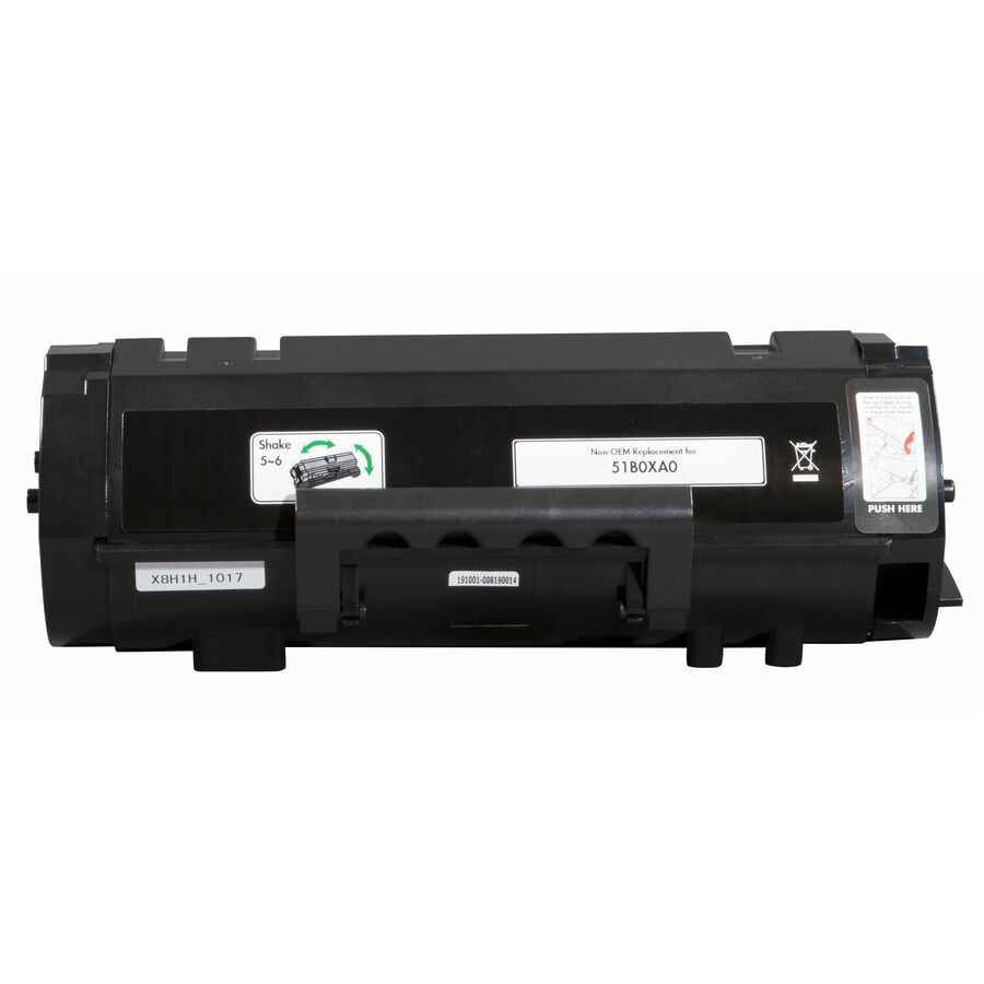 Static Control Remanufactured Laser Toner Cartridge (51B1X00, 51B0XA0) Pack
