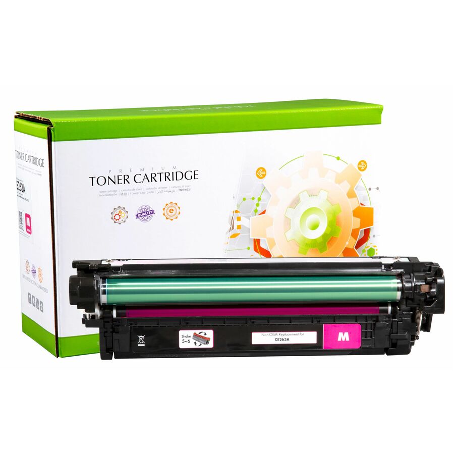 Static Control Remanufactured Laser Toner Cartridge - Alternative for HP (CE263A) - Magenta Pack