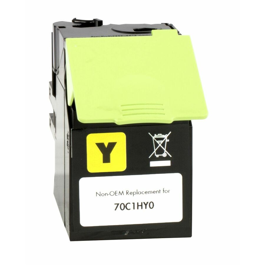 Static Control Remanufactured Laser Toner Cartridge 701HY (70C1HY0) - Cyan, Magenta, Black, Yellow Pack