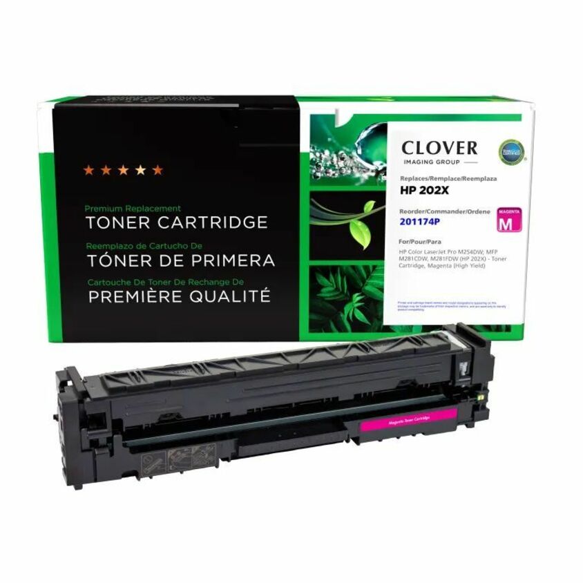 Clover Imaging Remanufactured High Yield Magenta Toner Cartridge for HP 202X (CF503X)