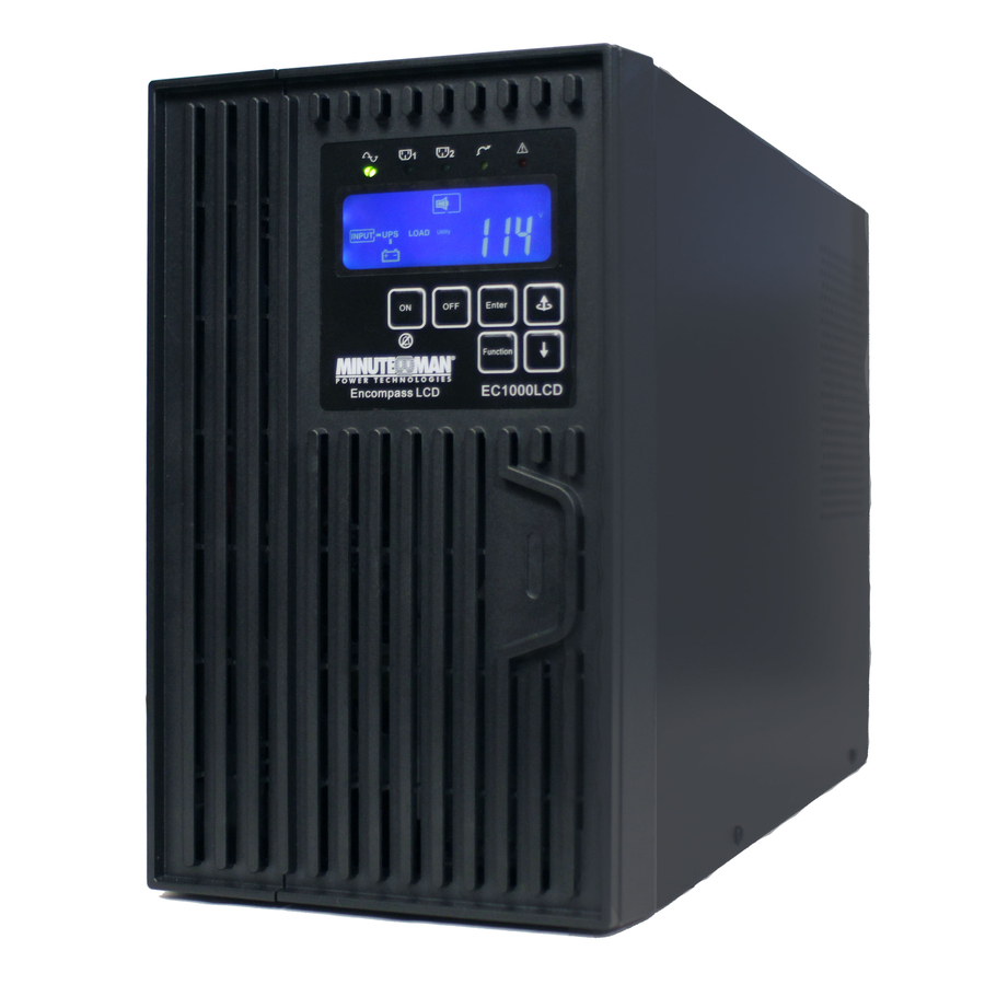 Minuteman 1000 VA On-line Tower UPS with 6 0utlets