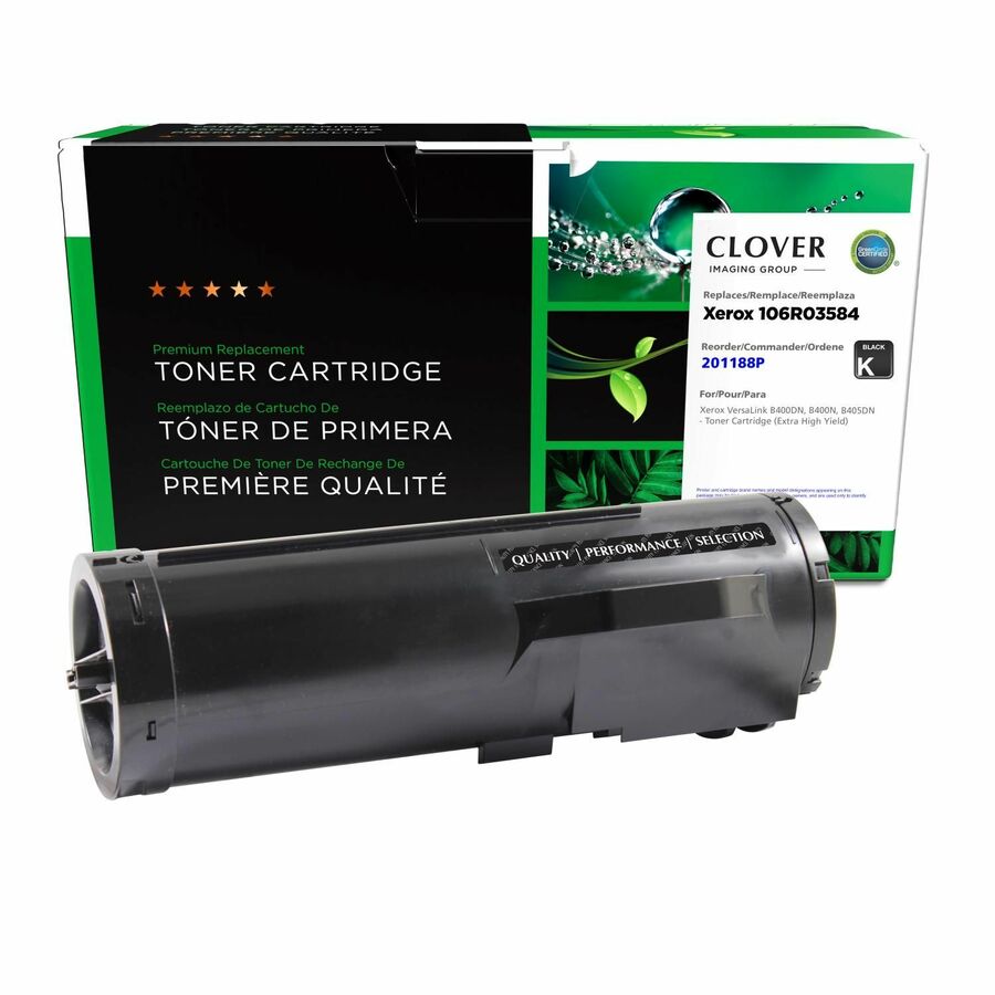 Clover Imaging Remanufactured Extra High Yield Toner Cartridge for Xerox 106R03584