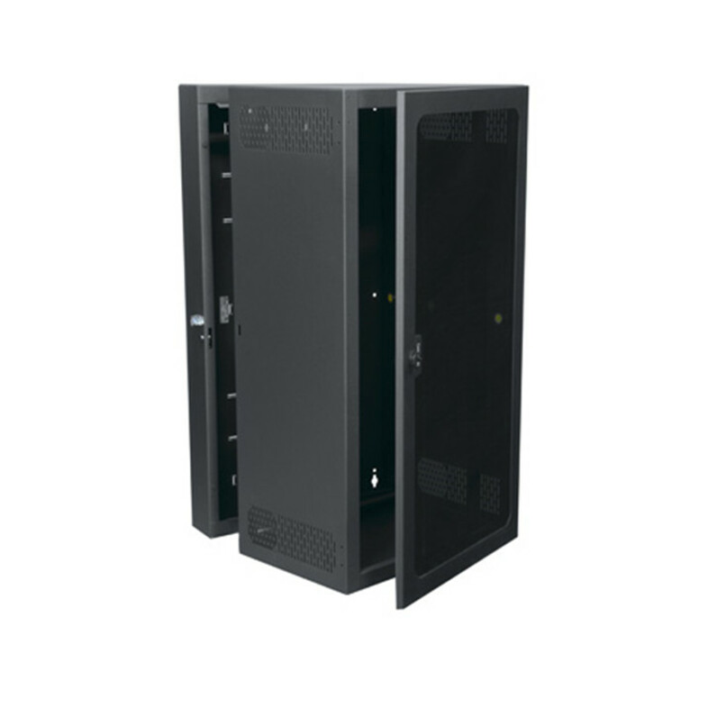 Middle Atlantic Cablesafe CWR-26-36PD4 Rack Cabinet With Plexiglass Front Door and 8 D-Rings
