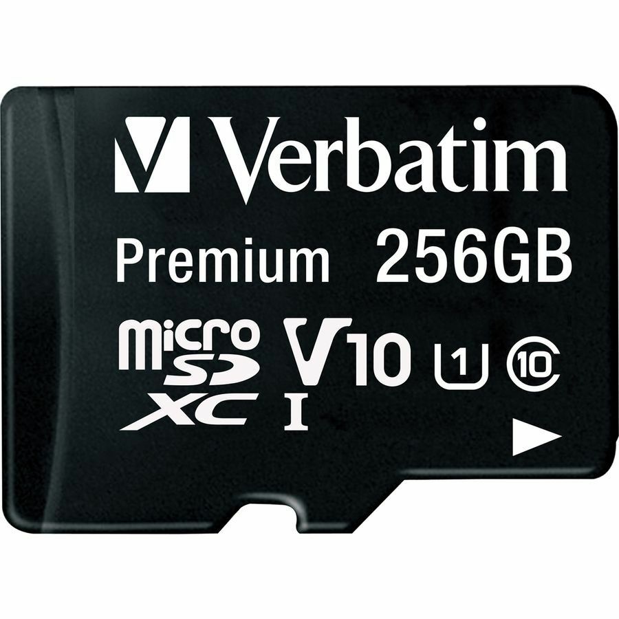 Verbatim Premium 256 GB Class 10/UHS-I (U1) microSDXC - 1 Each