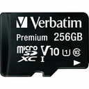 Verbatim Premium 256 GB Class 10/UHS-I (U1) microSDXC - 1 Each