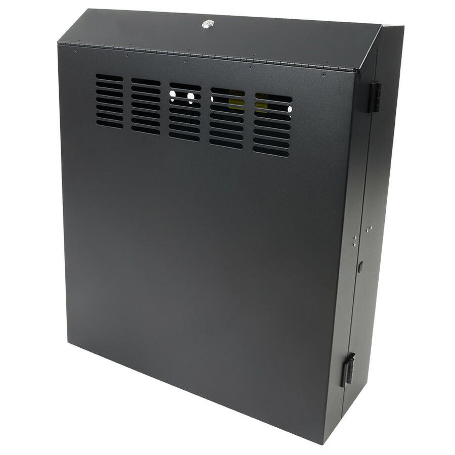 Rack Solutions 5U Secure Vertical Wall Mount with Hinged Door 30in Deep