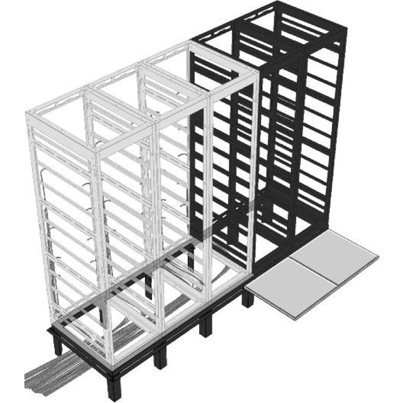 Middle Atlantic RIB-2-DRK-36 Riser Base