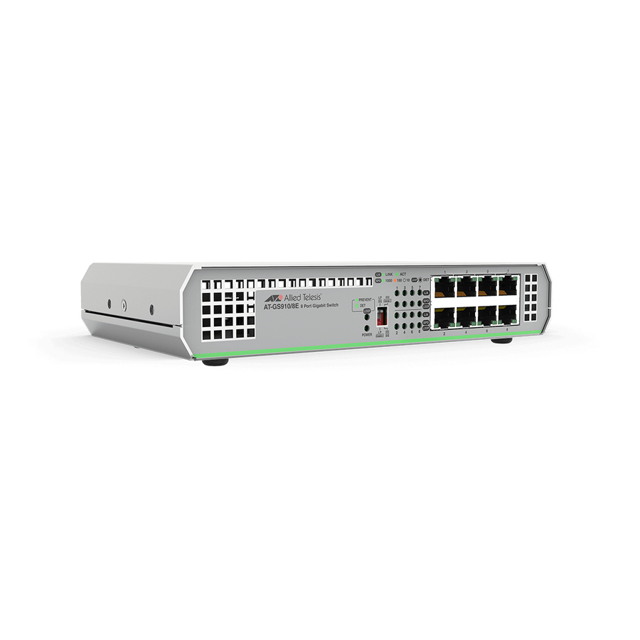 Allied Telesis 8-Port 10/100/1000T UnManaged Switch With External PSU