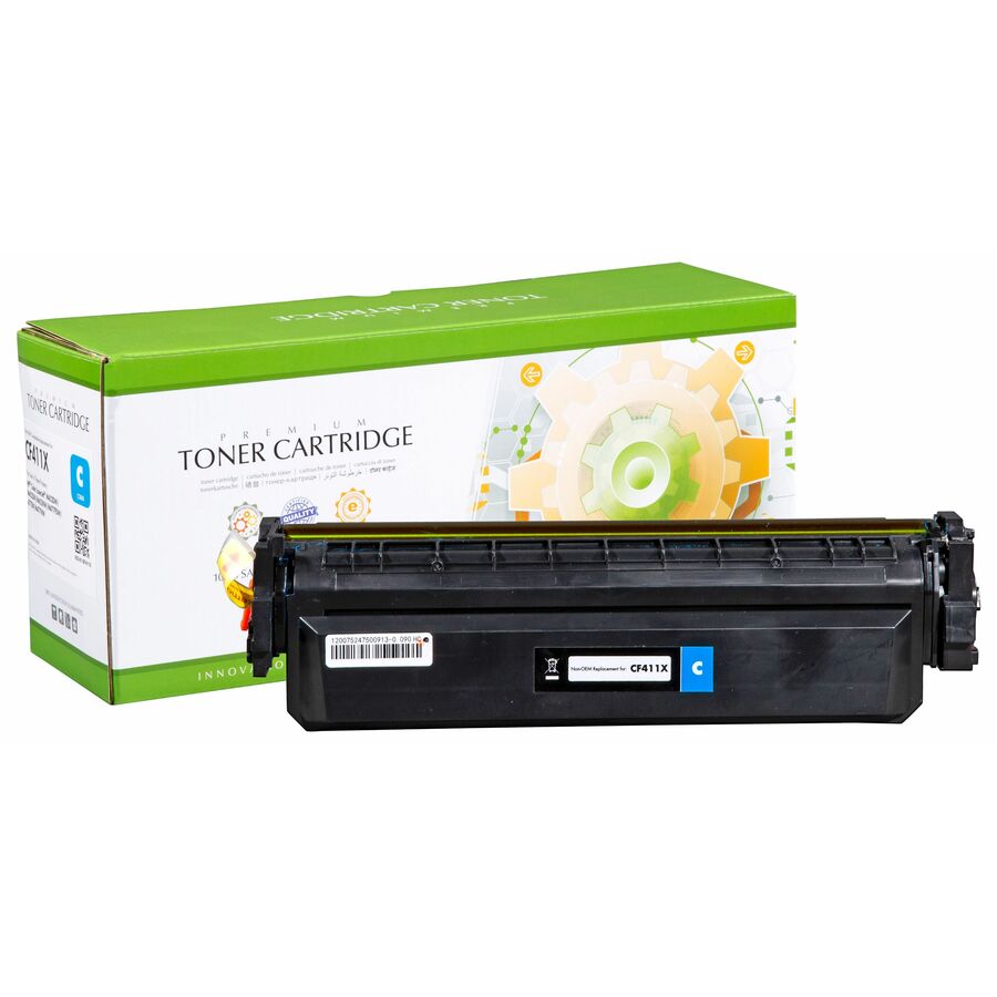 Static Control High Yield Laser Toner Cartridge - Single Pack CF411X - Cyan - 1 Pack