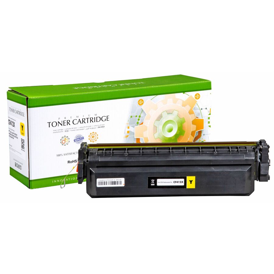 Static Control Laser Toner Cartridge - Single Pack CF412X - Yellow - 1 Pack