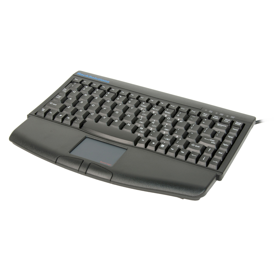 Rack Solutions Compact Keyboard with Track Pad (USB)