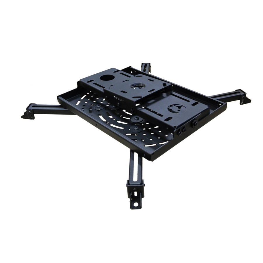 Premier Mounts PBM-UNI Ceiling Mount for Projector - Black