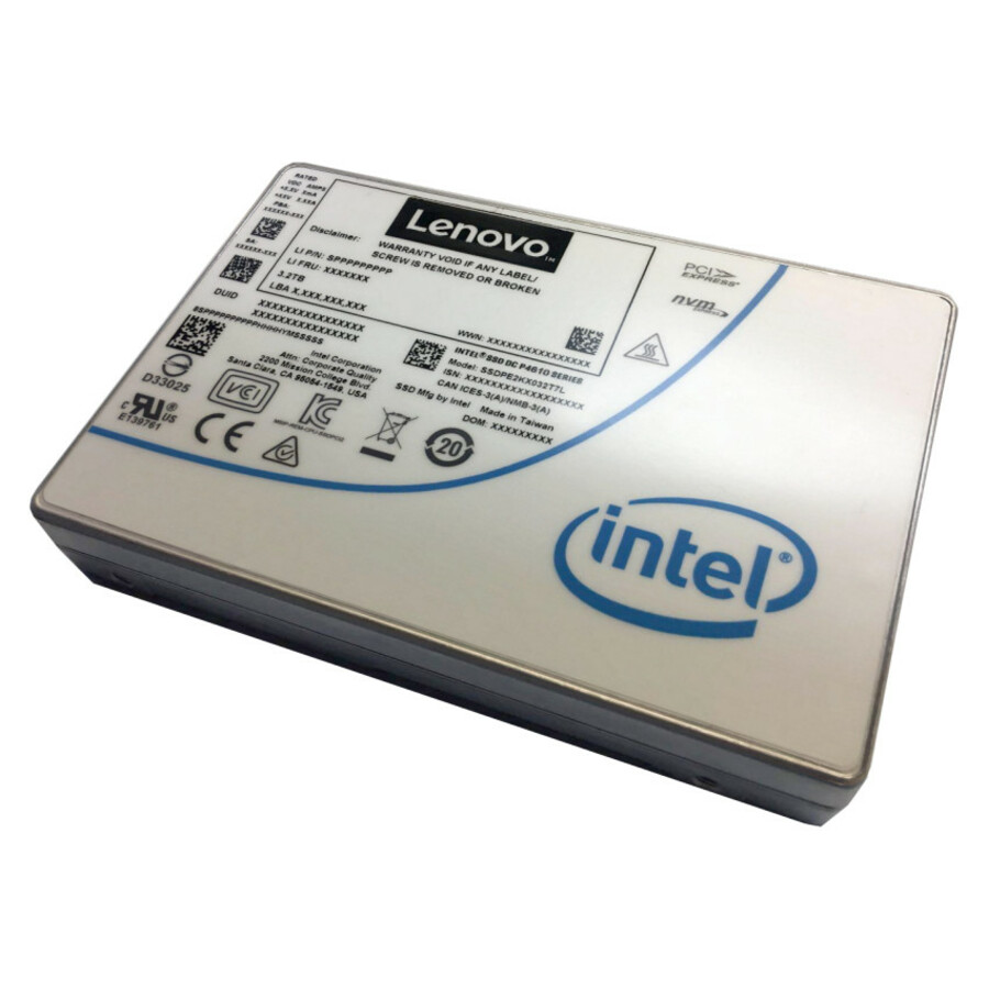 Lenovo DC P4610 3.20 TB Solid State Drive - 2.5" Internal - U.2 (SFF-8639) NVMe (PCI Express 3.0 x4) - Mixed Use