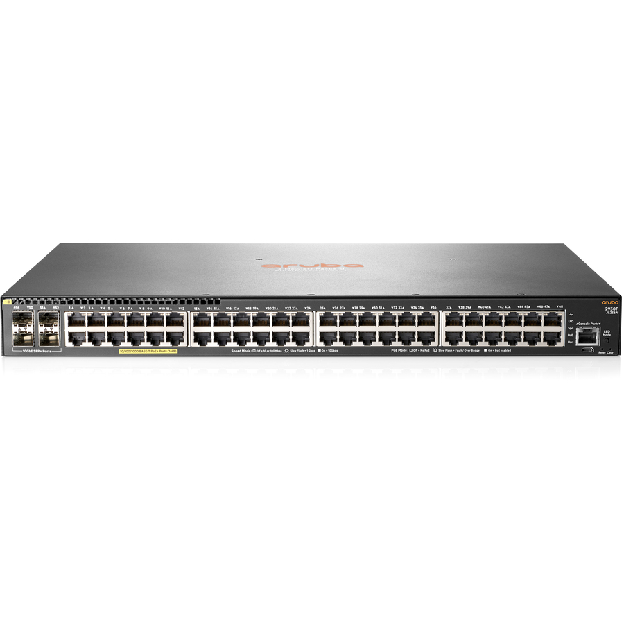 HPE Aruba 2930F 48G PoE+ 4SFP+ Switch