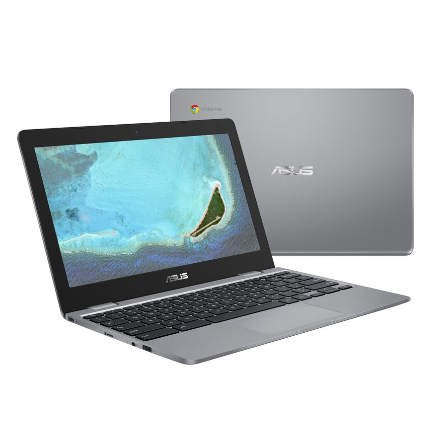Asus Chromebook 12 C223 C223NA-DH02 11.6" Chromebook - HD - Intel Celeron N3350 - 4 GB - 32 GB Flash Memory - Gray