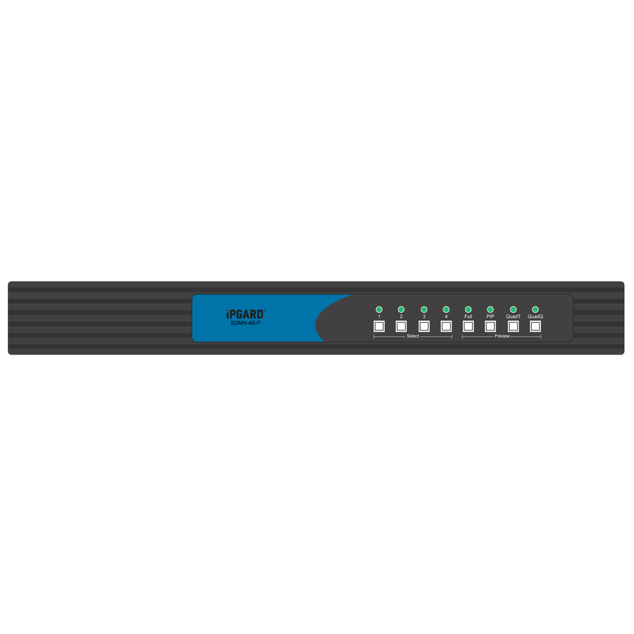 iPGARD SDMN-4S-P KVM Switchbox with CAC
