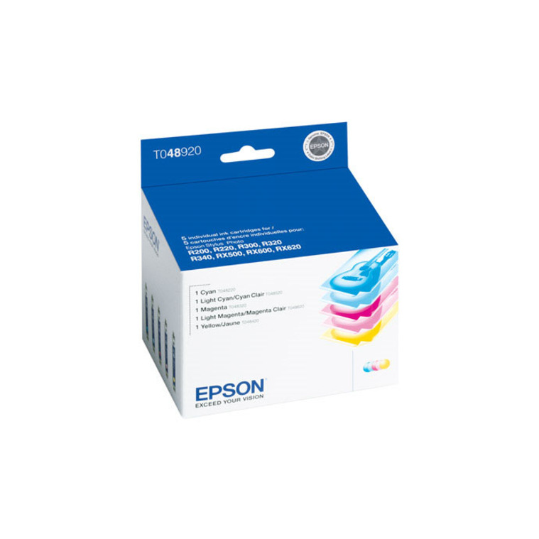 Epson Original Inkjet Ink Cartridge - Light Cyan, Cyan, Magenta, Light Magenta, Yellow - 1 Each