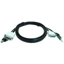 iPGARD 10 ft KVM USB Dual Link DVI Cable with Audio