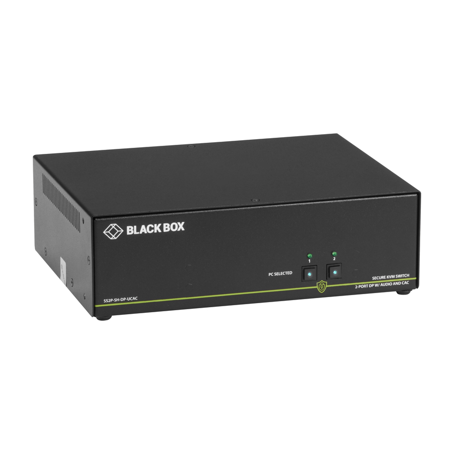 Black Box KVM Switchbox with CAC