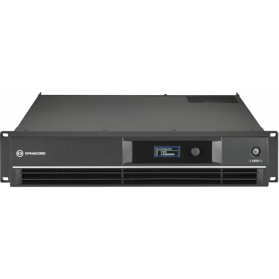 Dynacord L1800FD Amplifier - 1900 W RMS - 2 Channel - Black