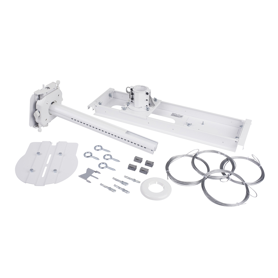 Vaddio QuickCAT Suspended Ceiling Camera Mount - White