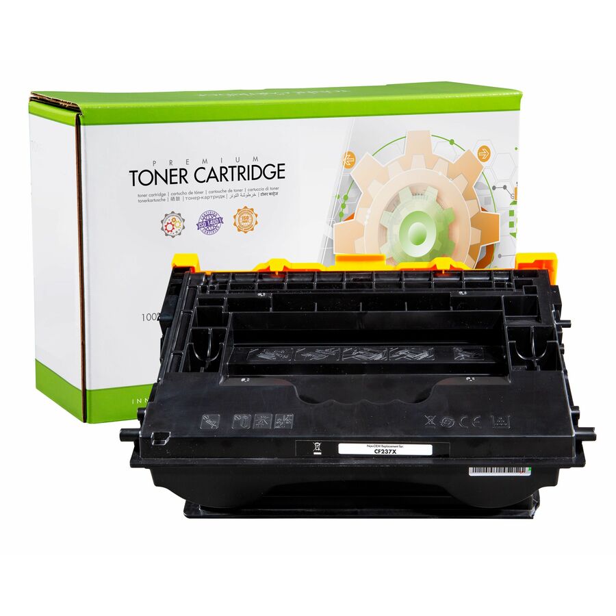 Static Control Jumbo Yield Laser Toner Cartridge 37Y (CF237Y) - Black - 1 Pack
