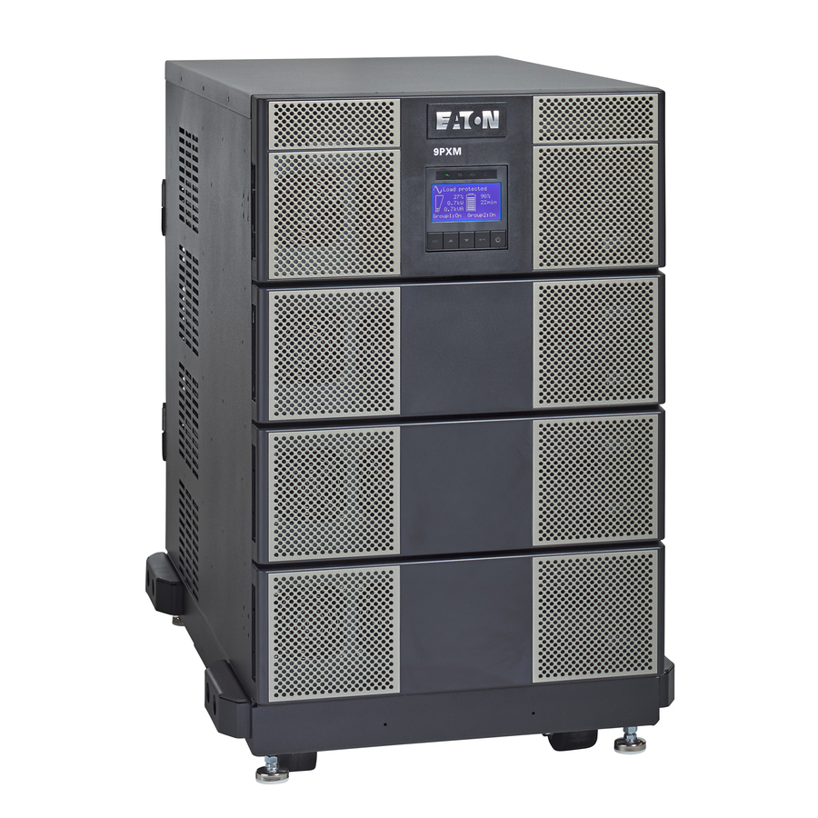 Eaton 9PXM 12kVA 10.8kW 208-240V N+1 Modular Scalable Online Double-Conversion UPS, Hardwired Input / Output, Cybersecure Network Card Included, 14U, TAA