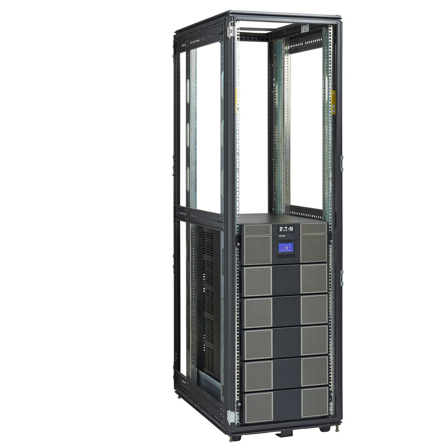 Eaton 9PXM UPS 20kVA 18kW 208-240V N+1 Modular Scalable Online Double-Conversion UPS, Hardwired Input, 4x 5-20R, 2 L6-30R, 2 L6-20R, 2 L14-30R Outlets, 21U