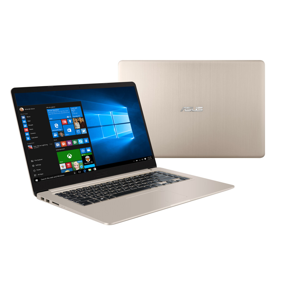 Asus VivoBook S15 S510 S510UN-DB55 15.6" Notebook - Intel Core i5 8th Gen i5-8250U - 4 GB - 1 TB HDD - Gold