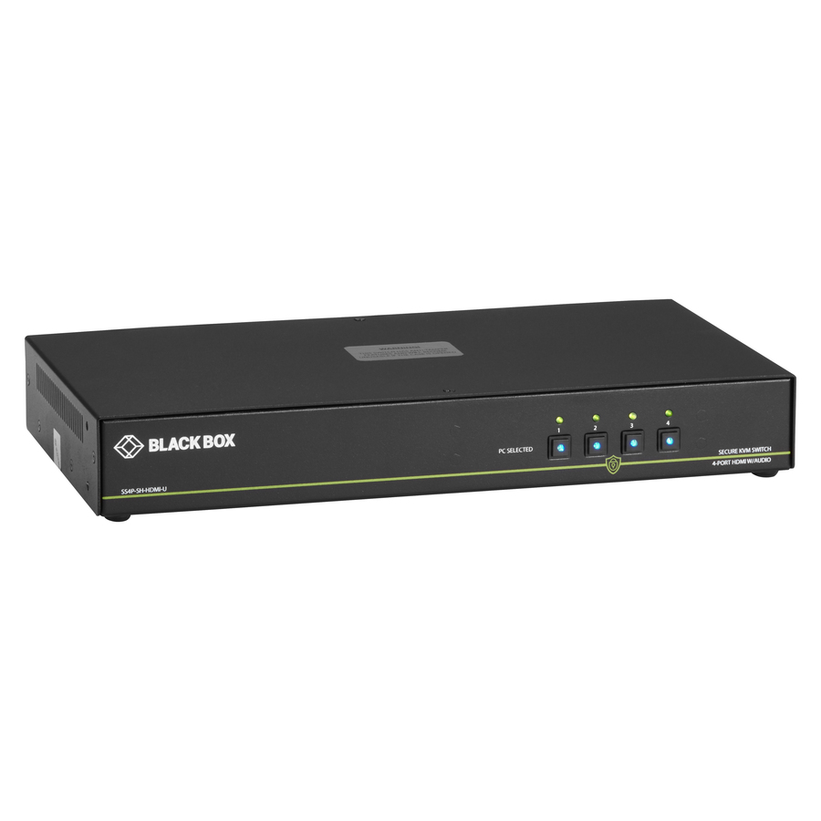 Black Box NIAP 3.0 Secure 4-Port Single-Head HDMI KVM Switch