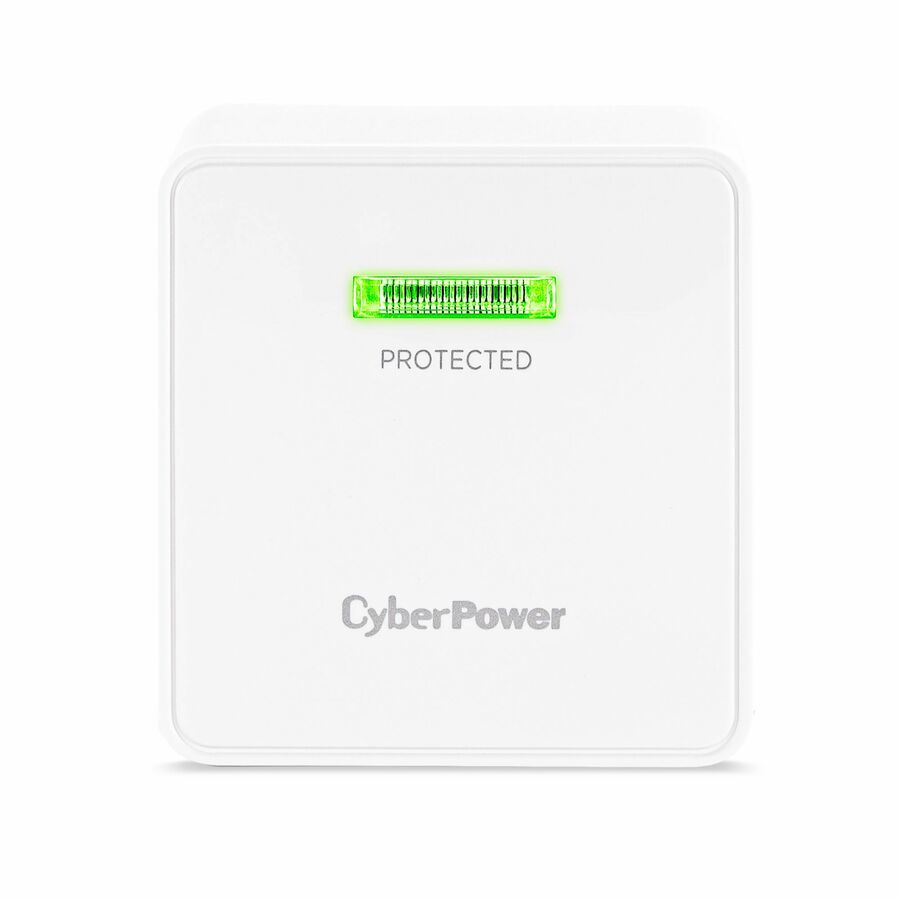 CyberPower HT200W Home and Office 2 - Outlet Surge Protector with 1500 J Surge Suppression