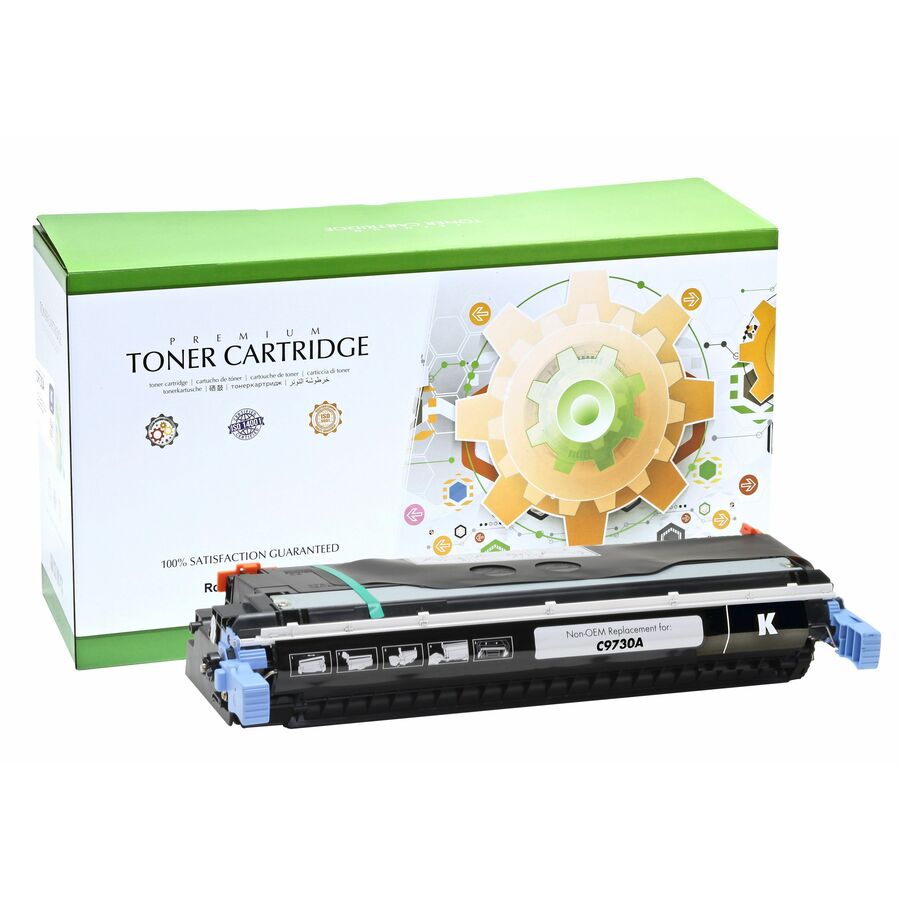 Static Control Remanufactured Laser Toner Cartridge C9730A - Black - 1 Pack