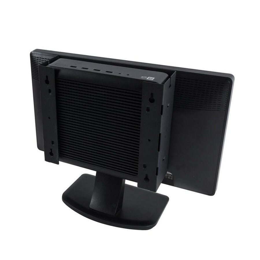 Rack Solutions Wall Mount for Thin Client, LCD Monitor - Black