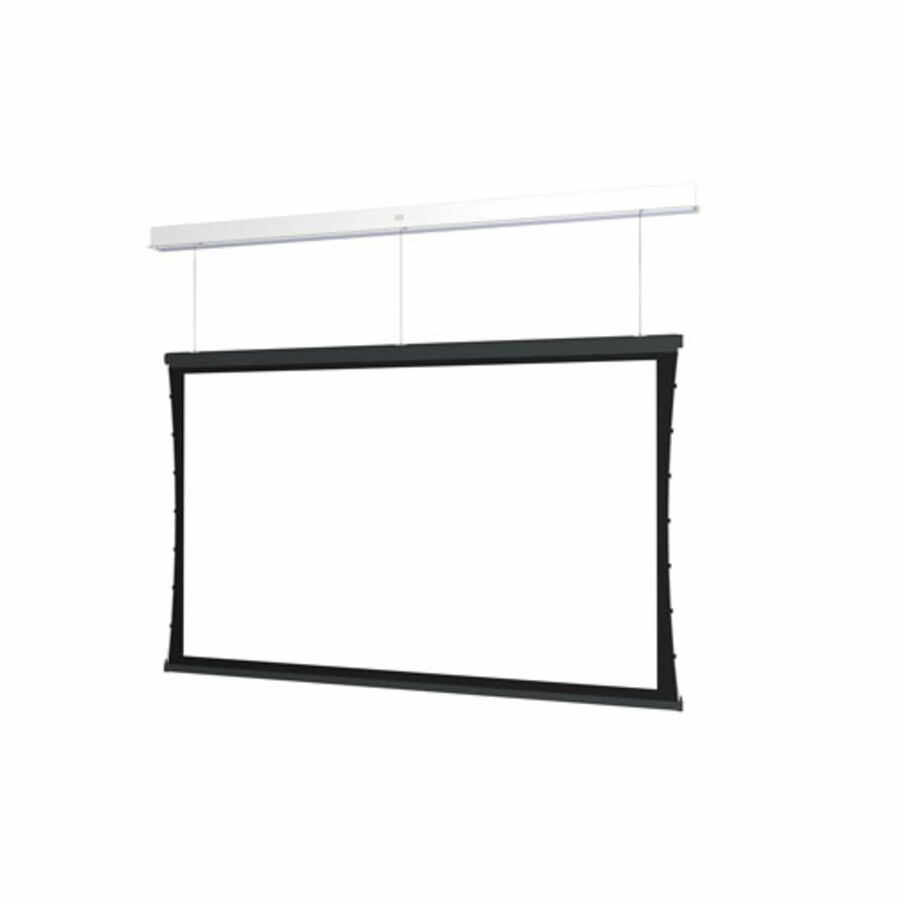 Da-Lite Tensioned Advantage Projection Screen - Ceiling-Recessed with Plenum-Rated Case and Trim - Da-Mat - Slot - 109in