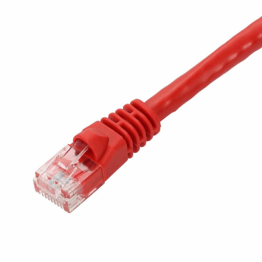 AddOn 10-Pack 10ft Red CAT 6 PVC Ethernet Cable Snagless Bubble Boot RJ-45 M/M